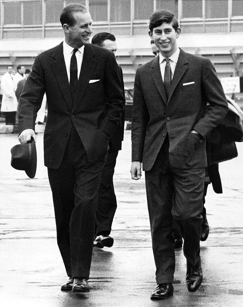 Prince Philip, Prince Charles, 1966 Prince Philip, Prince Charles, 1966